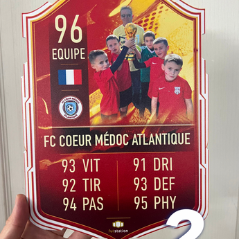 Carte équipe FC coeur Médoc Atlantique