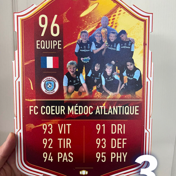 Carte équipe FC coeur Médoc Atlantique