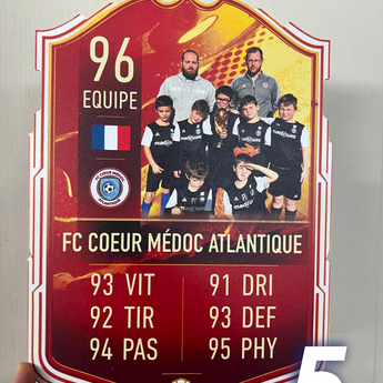 Carte équipe FC coeur Médoc Atlantique