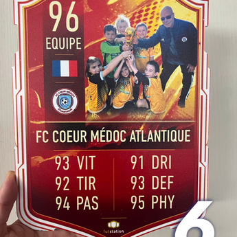 Carte équipe FC coeur Médoc Atlantique