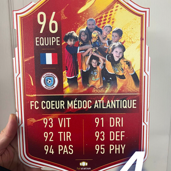 Carte équipe FC coeur Médoc Atlantique